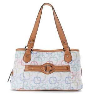Rosetti Jacquard Confetti Satchel Spring Bag